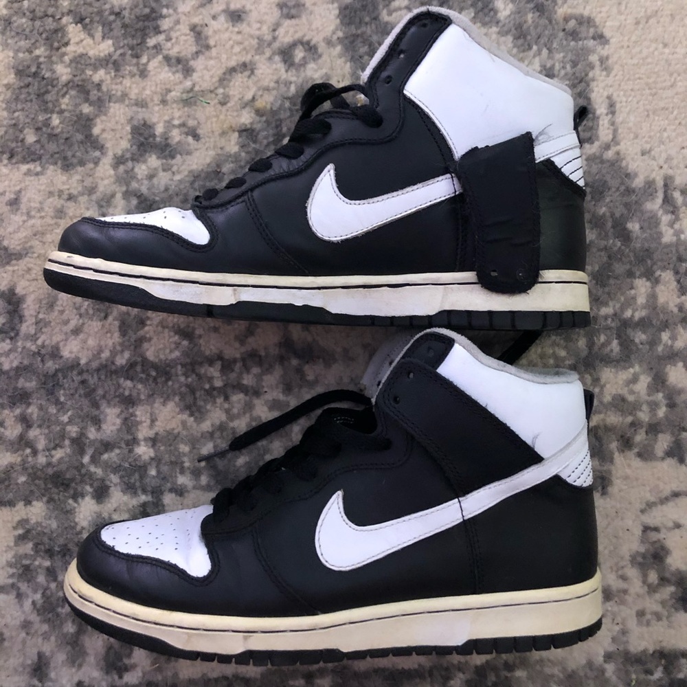 Nike High Tops Black and White